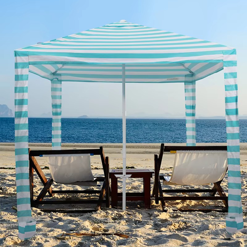 ¿Se deben usar paraguas de playa con sillas de playa?