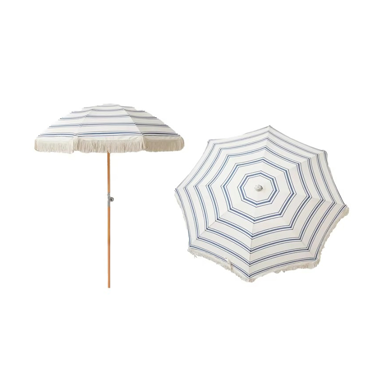 Lienzo de madera para paraguas de playa impermeable